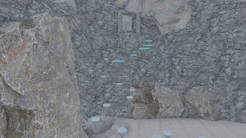The start of Bhop (cliff) on Aqueduct