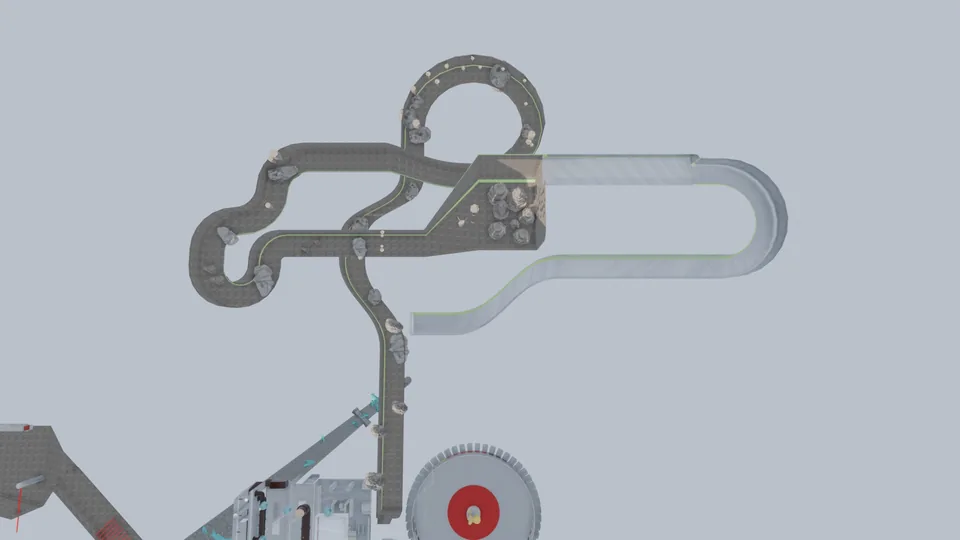 The start of Strafe on Aqueduct