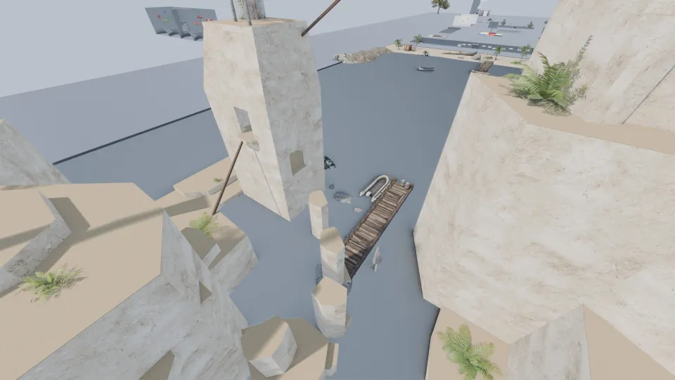 The start of Climb (extreme) on Blank