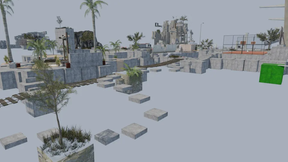 Clouds, a CS2 Jailbreak map
