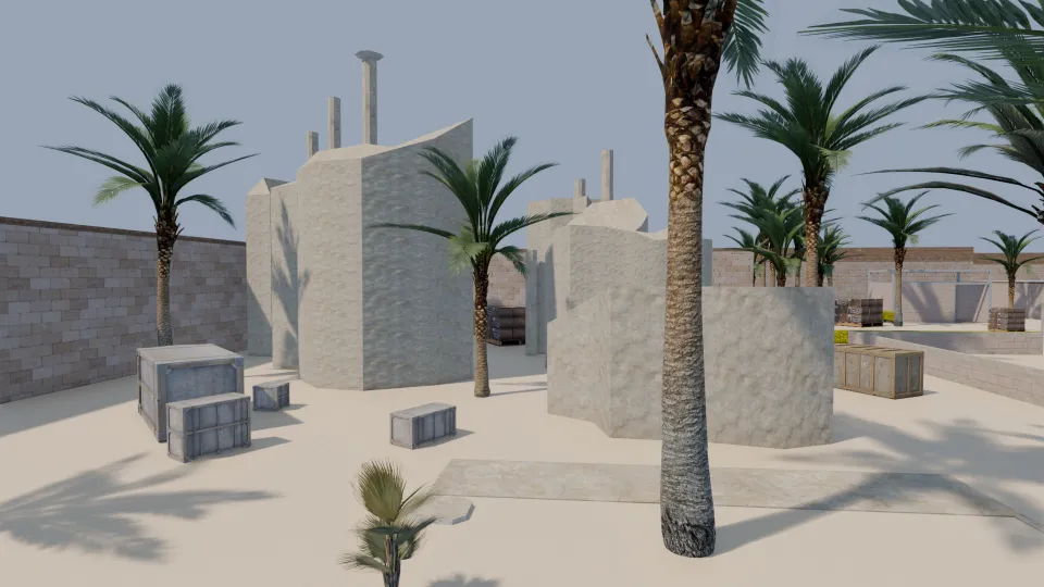 The start of Parkour on Dune
