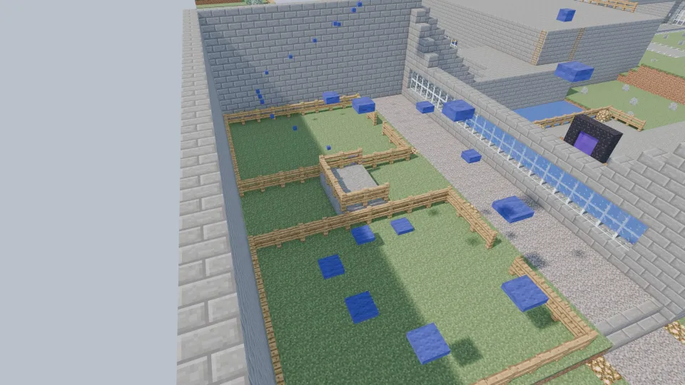 Minecraft Party, a CS2 Jailbreak map