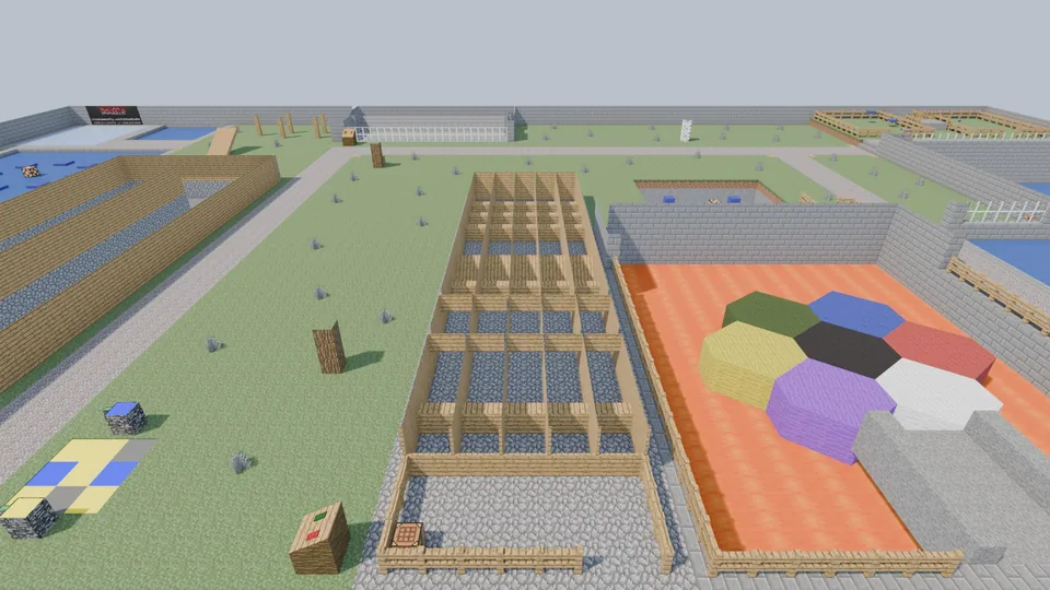 The start of Race on Minecraft Party