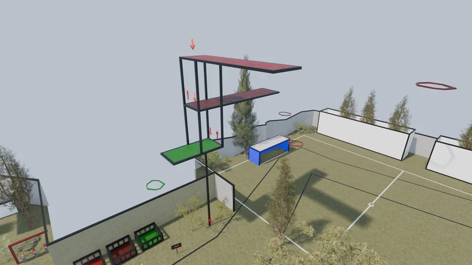 The start of Tower (orange) on Nature Hub